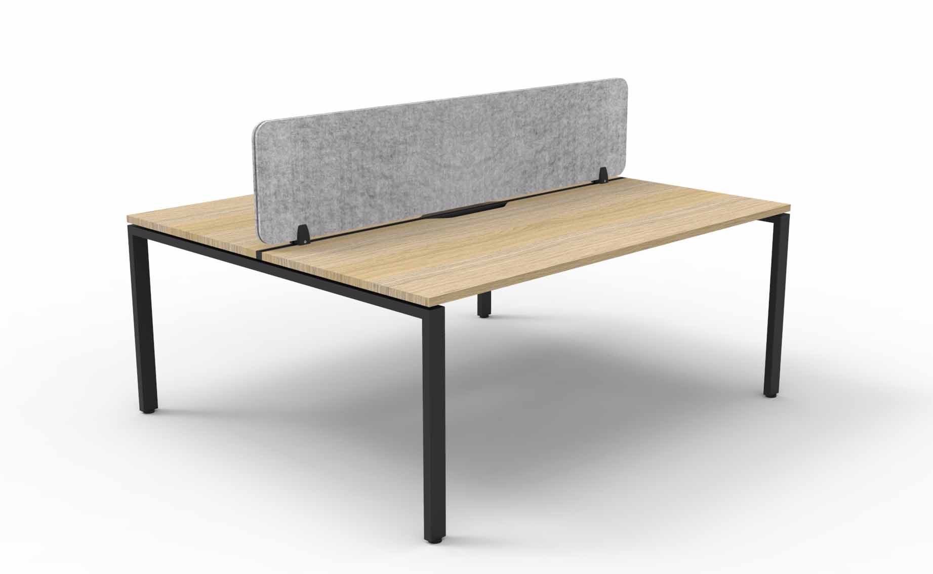 Profile 2 Person Double Sided Workstation - with Eco Screen